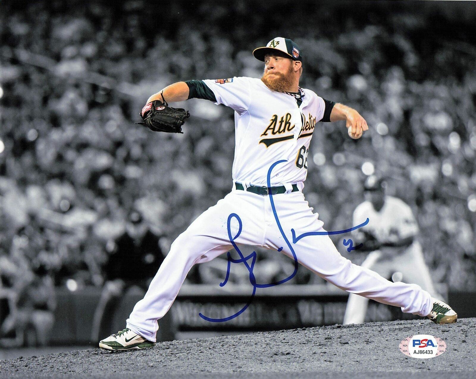 Sean Doolittle signed 8x10 Photo Poster painting PSA/DNA Oakland Athletics Autographed