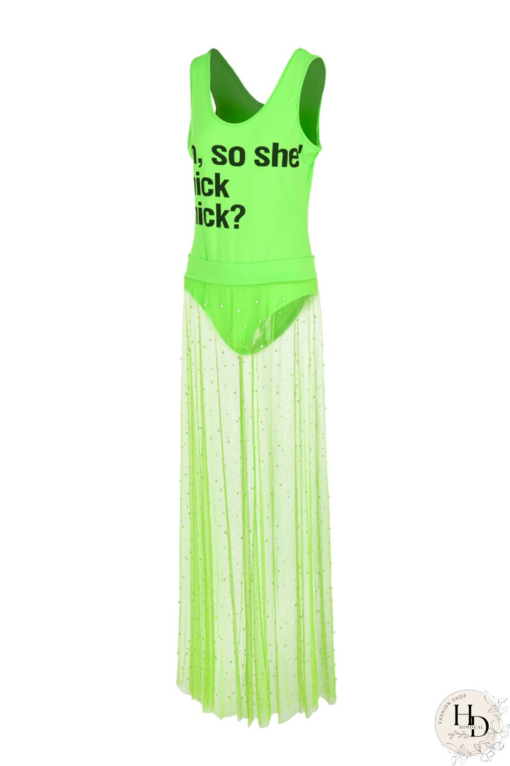 Blue Sexy Fashion Printed Plus Size Sleeveless Skirt Set