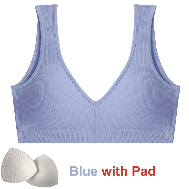 Women Crop Top Sexy Push Up Brassiere Tube Tops Seamless Bra Tank Top Bralette Lingerie for Female Underwear Backless Intimates