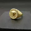 European and American Hip-Hop Versatile Accessories - Golden Myth Ring