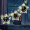 3pcs Weihnachten hängende Sternlichter - 5d DIY Craft Lampe