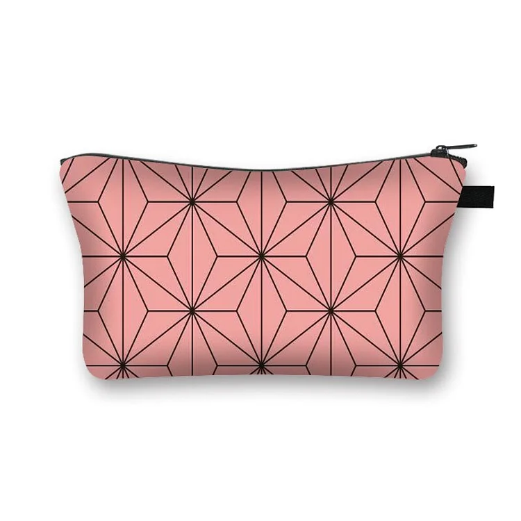 Laser beam Printed makeup bag