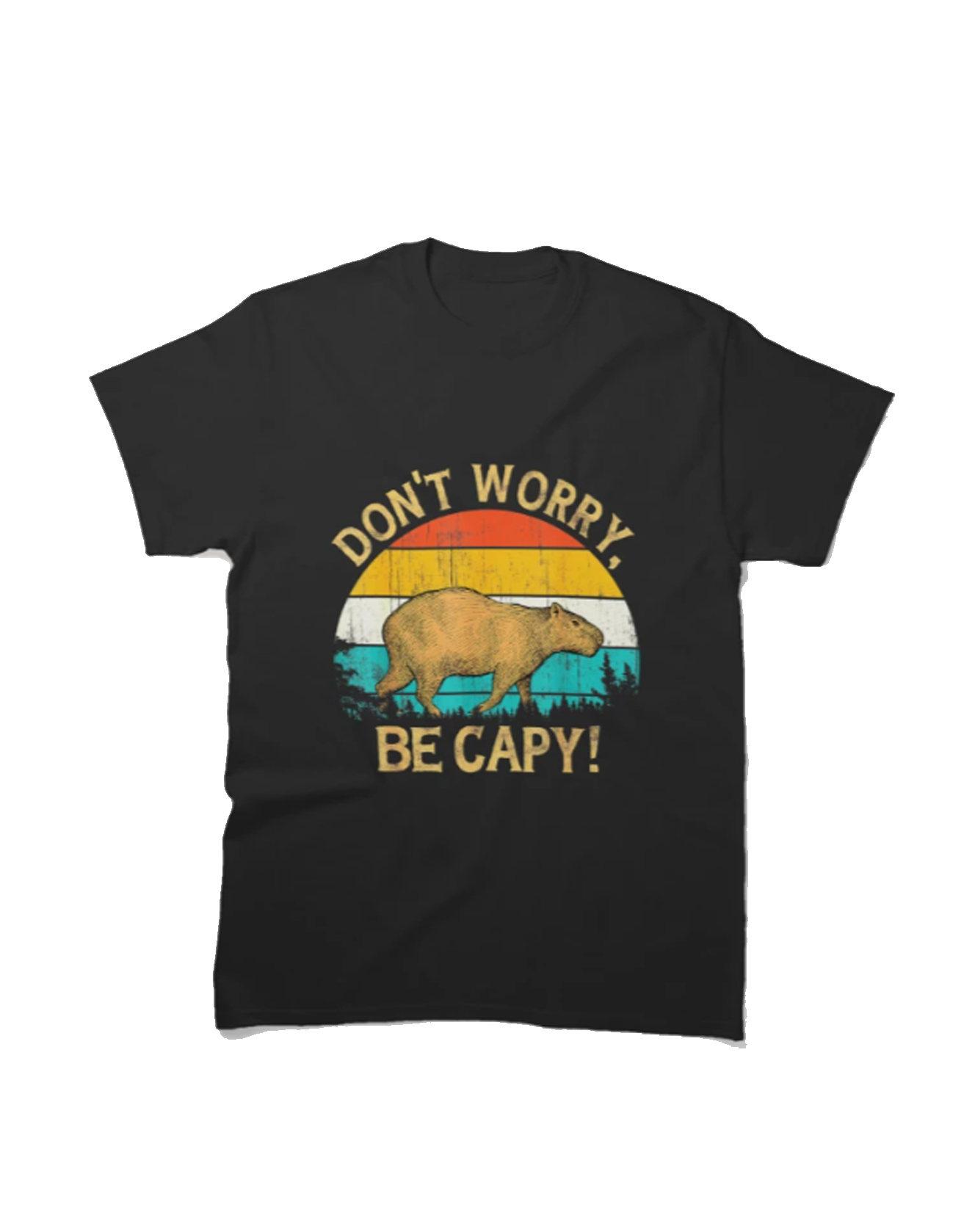 Funny Capybaras Animal Rodent Gifts T-Shirt / TECHWEAR CLUB / Techwear