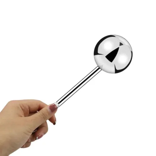 pornhint Pornhint Stainless Steel Lollipop Vaginal Anal Beads Ball Probe G-spot Prostate Massager