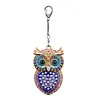DIY Diamond Painting Keychain Kit, Double Sided 3D Printed Resin Base Rhinestone Bag Charm Ornament with Lobster Clasp, Complete Diamond Art Tools Set, Handmade Craft Gift for Women Adults Girls