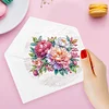 12Pcs Blumen - 5d DIY Handwerk Gru&szlig;karte