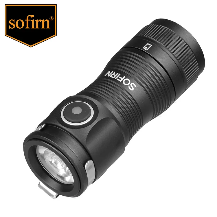 SOFIRN SC13A LED Small Flashlight Anduril UI, Bright 1300 Lumens EDC Keychain Flashlight