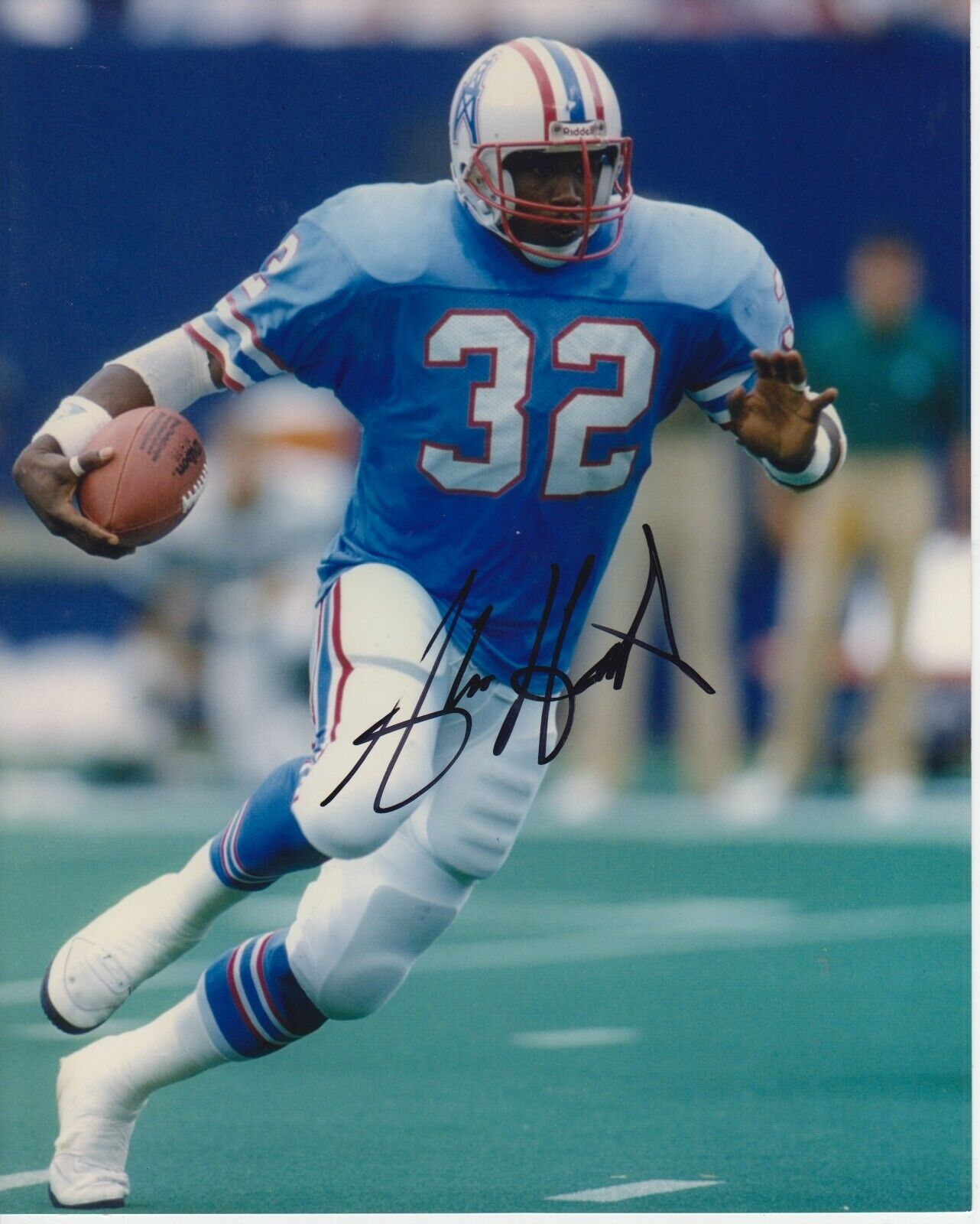 Alonzo Highsmith #0 8x10 Signed Photo Poster painting w/ COA Houston Oilers -