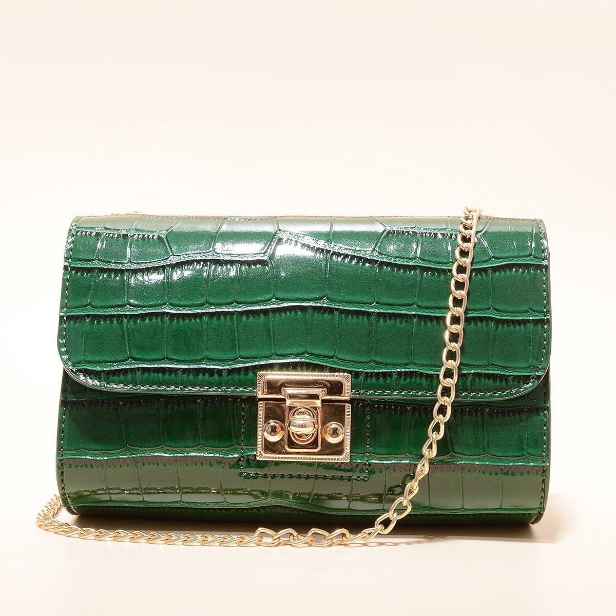 Retro Fashion Stone Chain Slung Women's Bag Shoulder Bag Lightweight