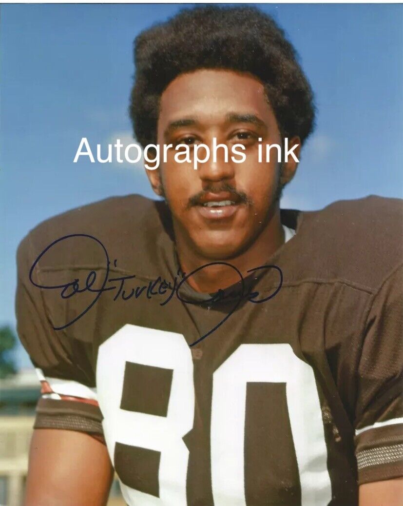 Joe Turkey Jones Autographed 8x10 Cleveland Browns #7