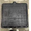 [US Local Warehouse] Iron Manhole Cover and Frame Non-Slip Septic Tank Cover for Yard (400mm)