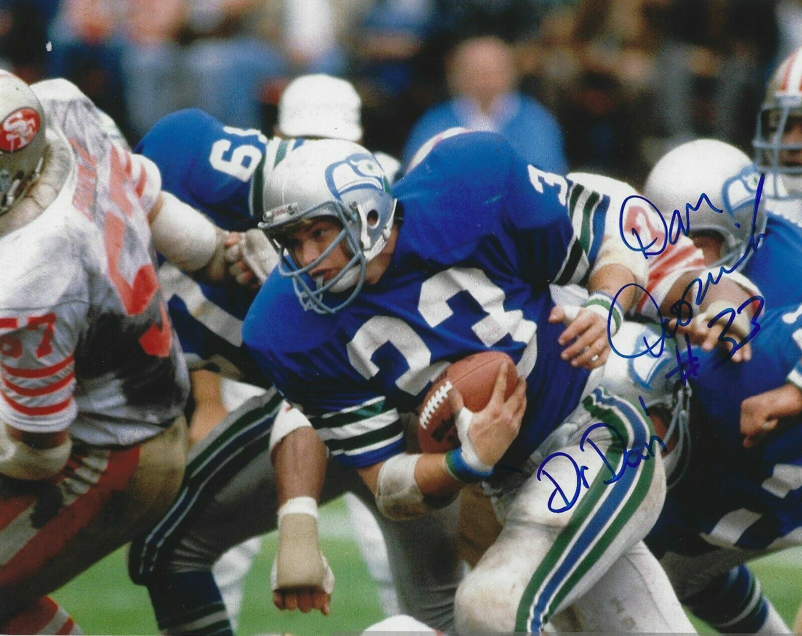 Dan Doornink Autographed Signed 8x10 Photo Poster painting ( Seahawks ) REPRINT