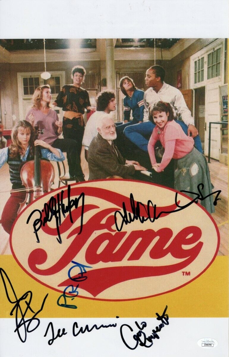 Fame Cast Signed Autographed 11X17 Photo Poster painting Allen Paul Borrego JSA JJ44775