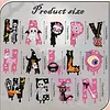 DIY Diamond Painting Halloween Banner Kit, 26 PCS "Happy Halloween" Glitter Letter Flags with Characters, Handmade Sparkling Bunting Garland for Home Party Wall Decoration