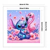 Stitch And The Flamingos-11CT Stamped Cross Stitch 40*40cm/15.75*15.75in