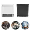 6/8 Inch Steel Hooded Wall Vent with Screen and Damper Wall Vent Cover Cap Exterior Air Exhaust for Kitchen HVAC Duct Dryer Vent