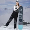 Women's High-performance Color-blocked Snow Salopettes by Inlyline