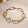 New Stylish Dual Silver Golden Waterproof Bracelet