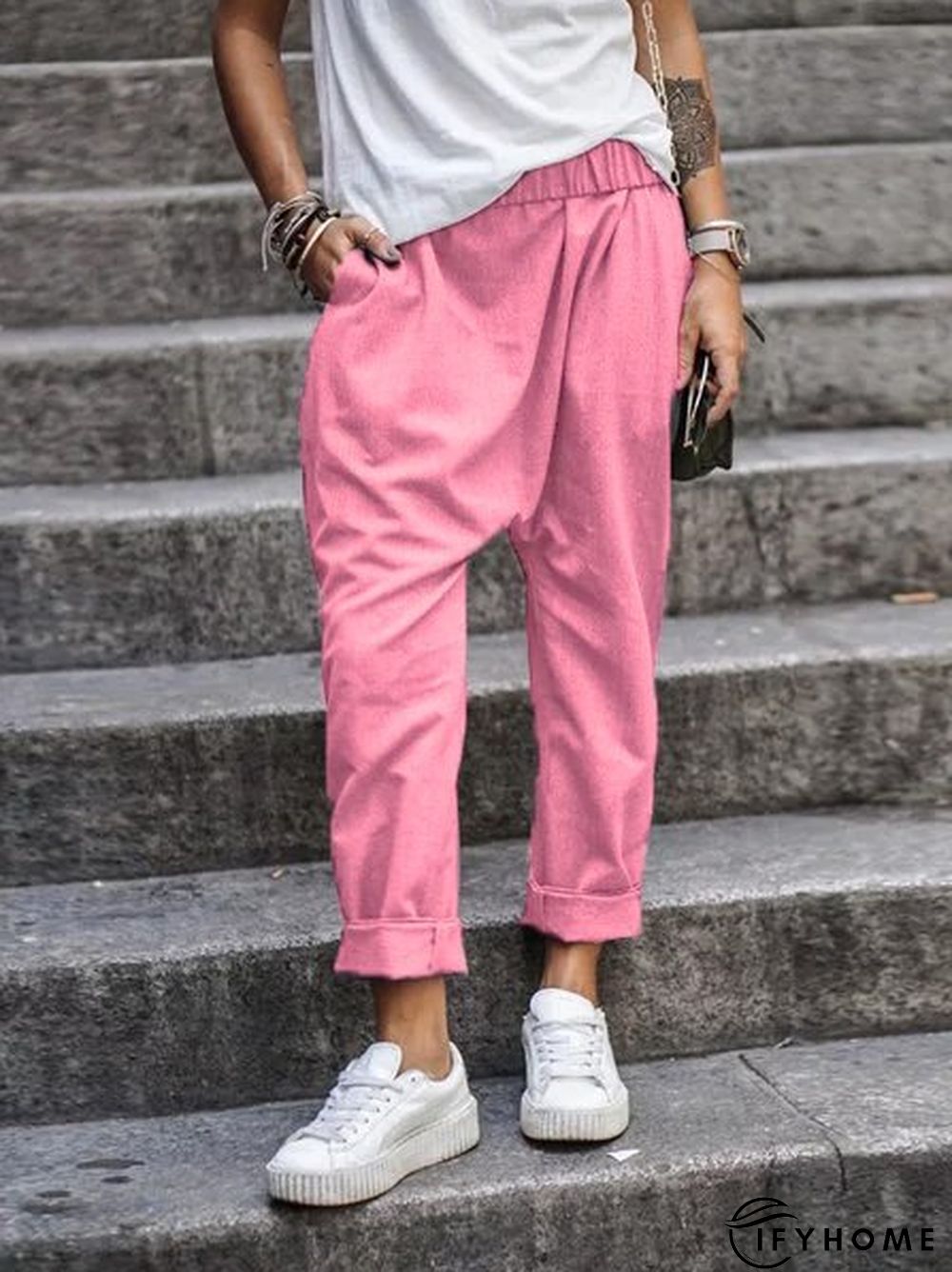 Casual Pockets Pants | IFYHOME