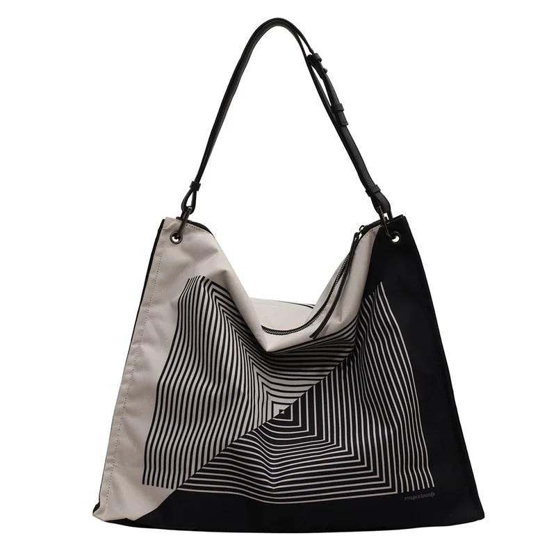 Totes Women's Shopper Bags Luxury Designer Handbag Female  Korean Fashion Zipper Large Capacity Shopping Shoulder Bags For Women