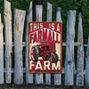 Ferme Farmall - Panneaux en &eacute;tain m&eacute;tallique(20*30cm/30*40cm) - Garage