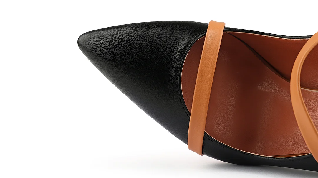 100mm Women's Party Classic Stiletto Red Bottom Shoes Slingback High Heels-MERUMOTE