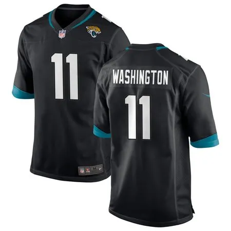 Youth Jacksonville Jaguars #11 Parker Washington  Black Team Game Jersey