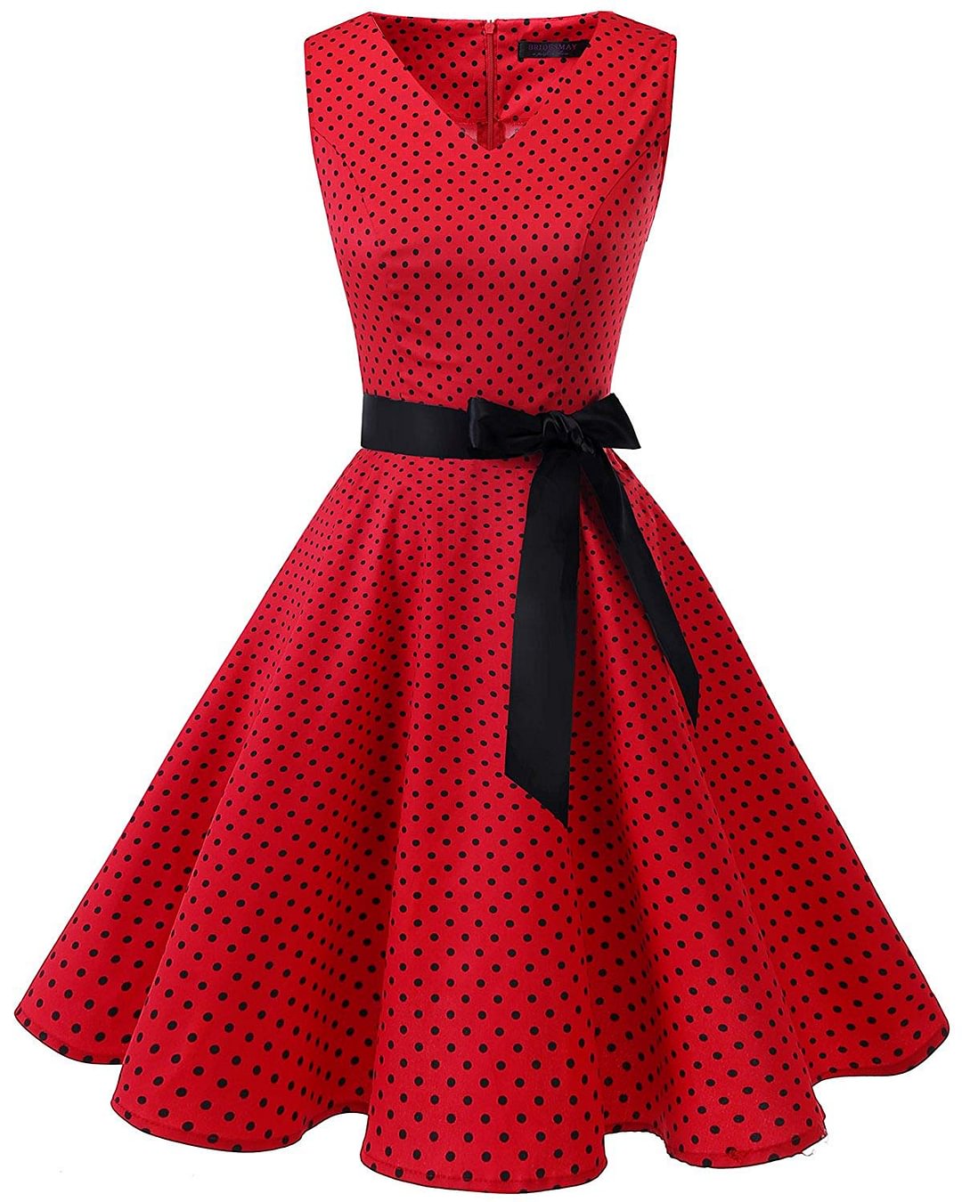 1950s dress Women's V-Neck 50s Vintage Elegant Floral Rockabilly Swing Cocktail Party Dress