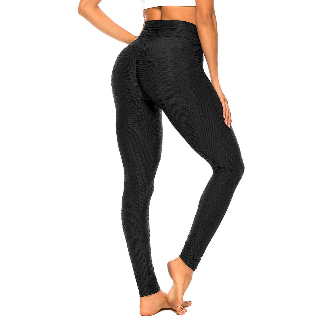 Women Leggings High Waist Tummy Control Tights Ruched Butt Lift Yoga Pants