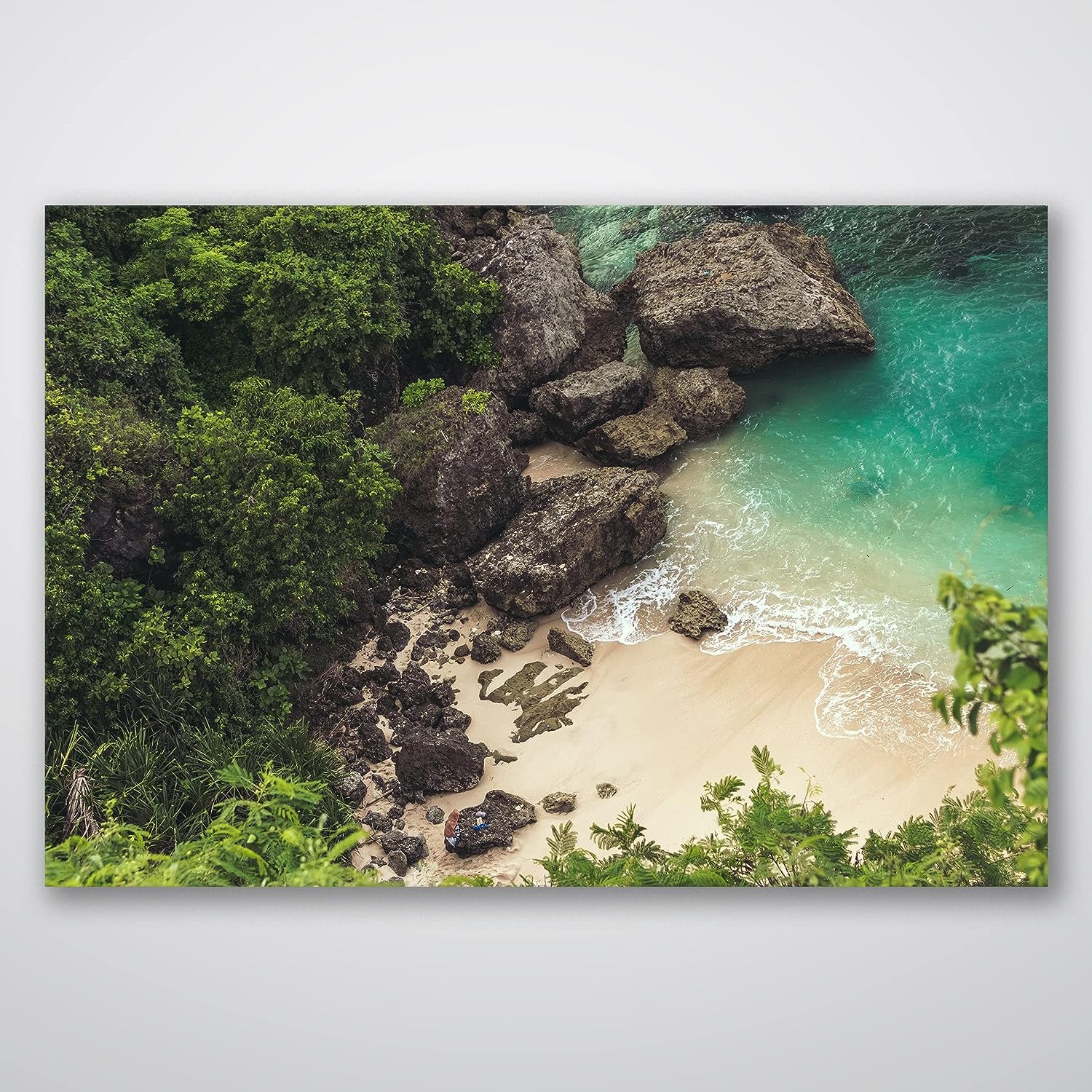 METALPLEX Bali Beach View Acrylic Wall Art Print - Fade, Water And Scratch Resistant Indoor And Outdoor Wall Prints - Beautiful Nature Wall Art For Bedroom And Living Room Decor - Acrylic (48 inch x36 inch ) 48&#034;x36&#034;