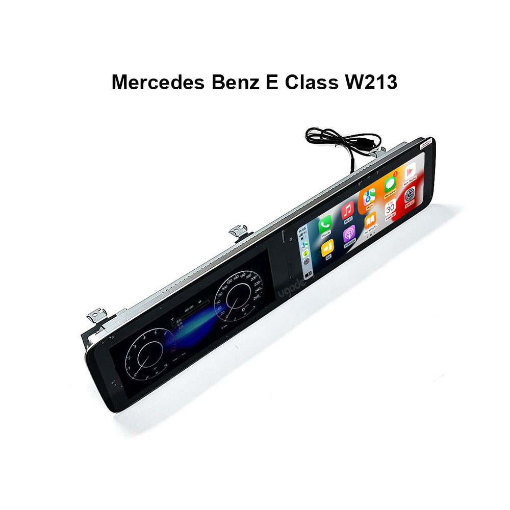 For Mercedes Benz E Class W213 Dual Android Screen with Digital Cluster Panel