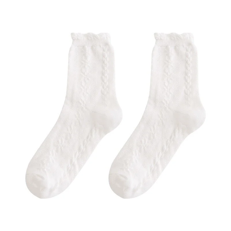 JK Kawaii Mid-tube Spring and Summer Lolita Lace Stockings