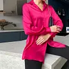Gioiacombo&trade; Nuova camicia elegante a maniche lunghe da donna senior