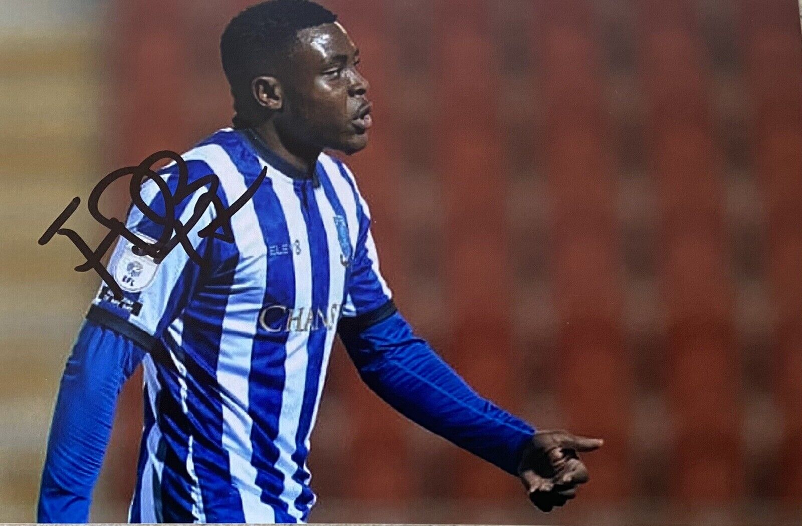 Fisayo Dele-Bashiru Genuine Hand Signed Sheffield Wednesday 6X4 Photo Poster painting 3