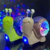 Jouet interactif musical et lumineux en forme d'escargot rampant