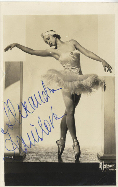 ALEXANDRA DANILOVA Signed Photo Poster paintinggraph - Ballet Dancer - preprint