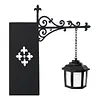Ghost Bookshelf Lantern Hidden Metal Clip Warm Amber Light USB Rechargeable