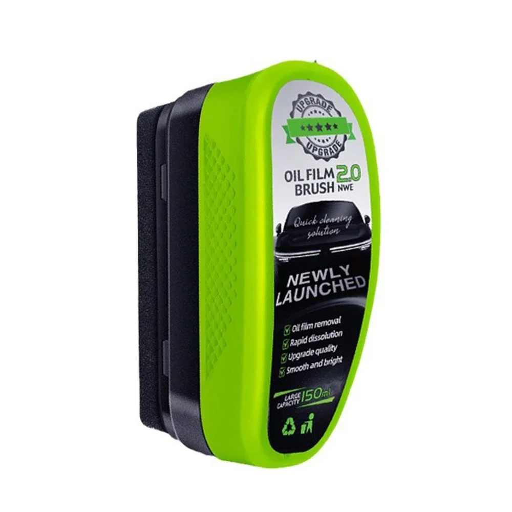 Car Glass Oil Film Remover Cleaning Brush Board Hydrophobic Window Coating for Auto Detailing Tool