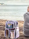 PVC Clear Outdoor Backpack Multi Pocket Transparent Sports Backpack Hiking Bag