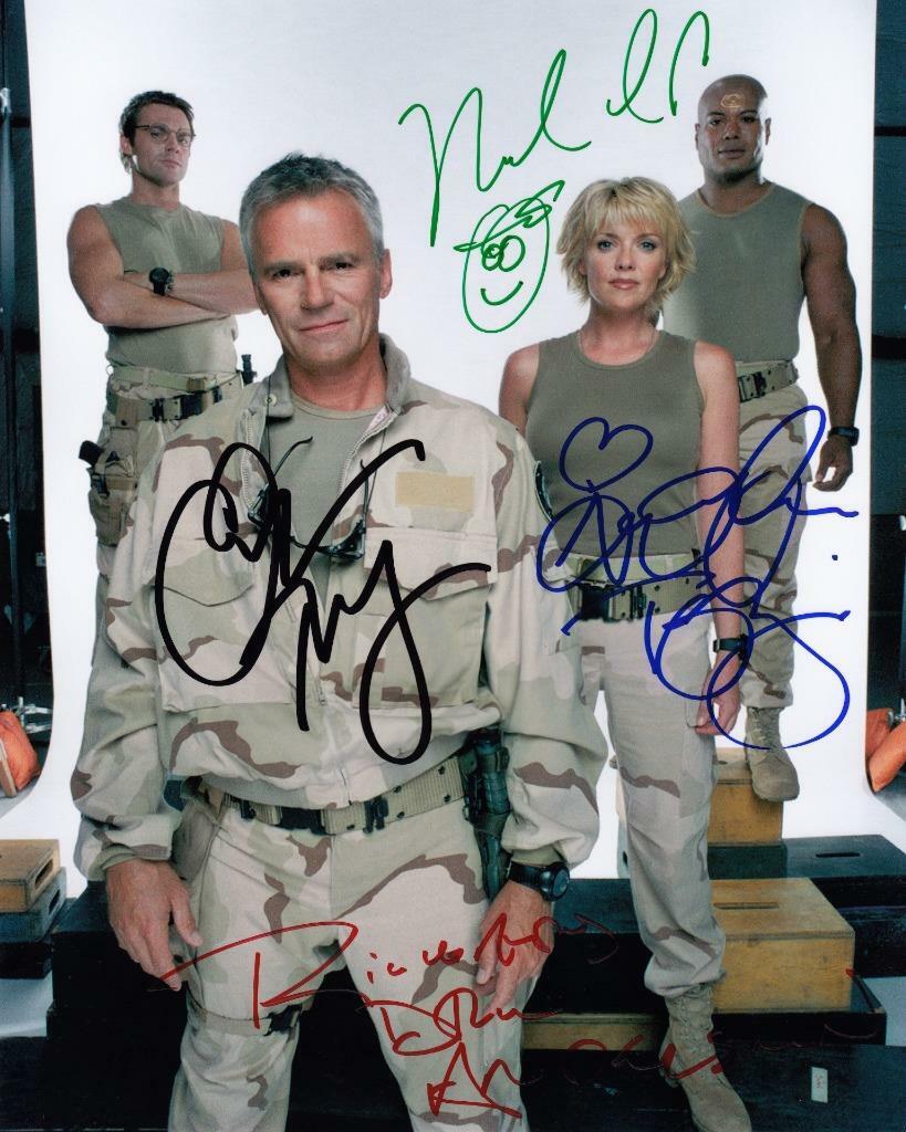 STARGATE CAST Tapping, Judge, Anderson AUTOGRAPH 10X 8