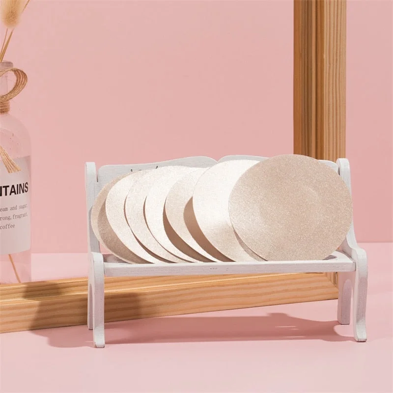 10/20/50pcs Women's Invisible Breast Lift Tape Overlays on Bra Nipple Stickers Chest Stickers Nipple Covers Accessories