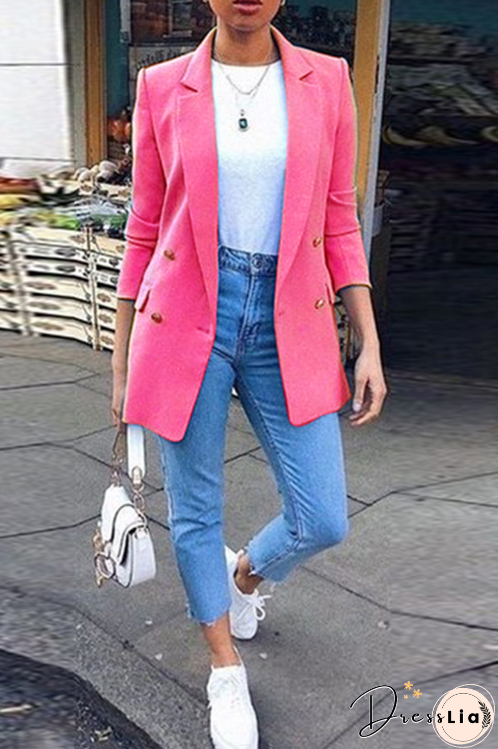 Fashion Solid Patchwork Turndown Collar Outerwear(9 Colors)