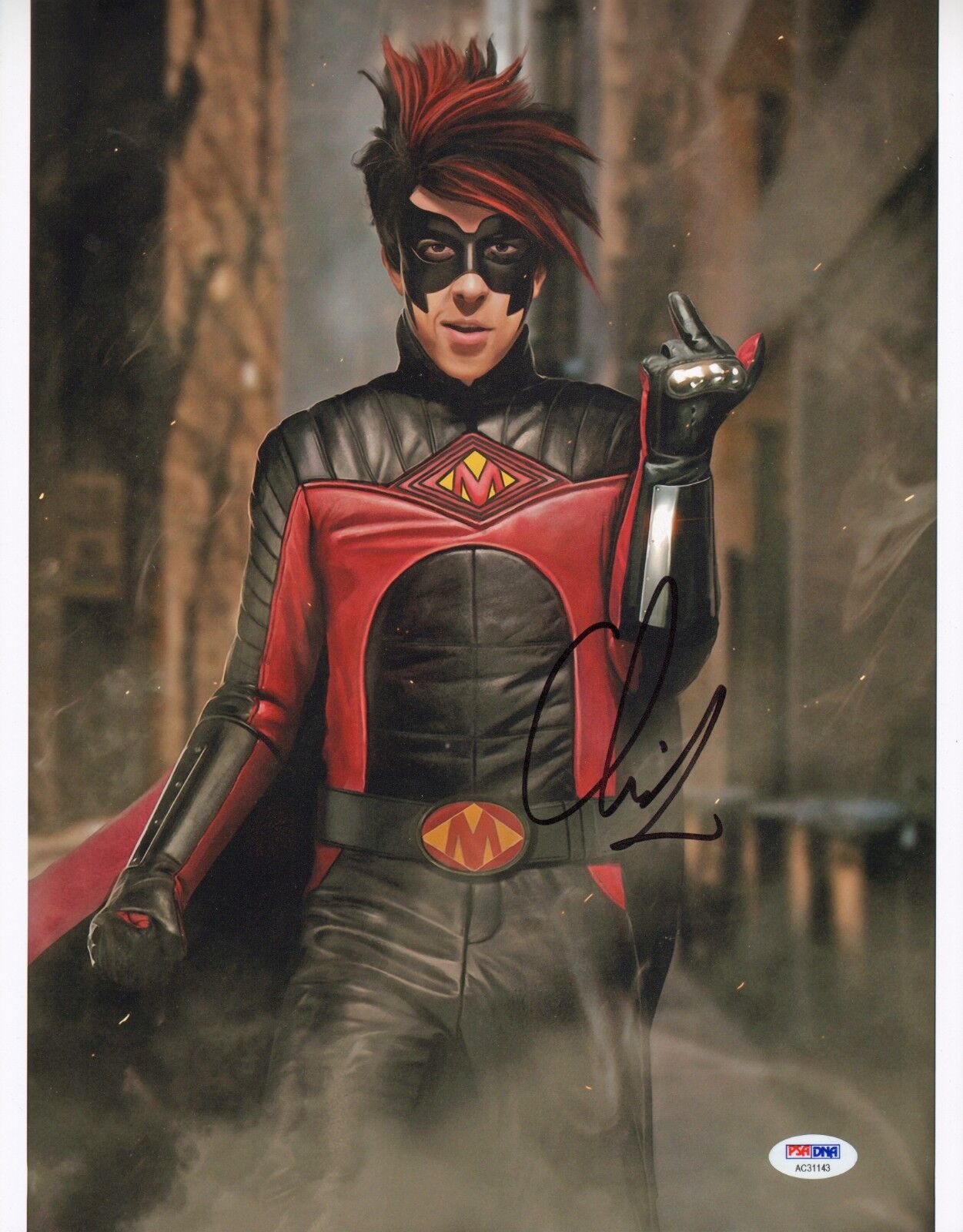 Christopher Mintz-Plasse Signed Kick-Ass 11x14 Photo Poster painting PSA/DNA Picture Autograph 1