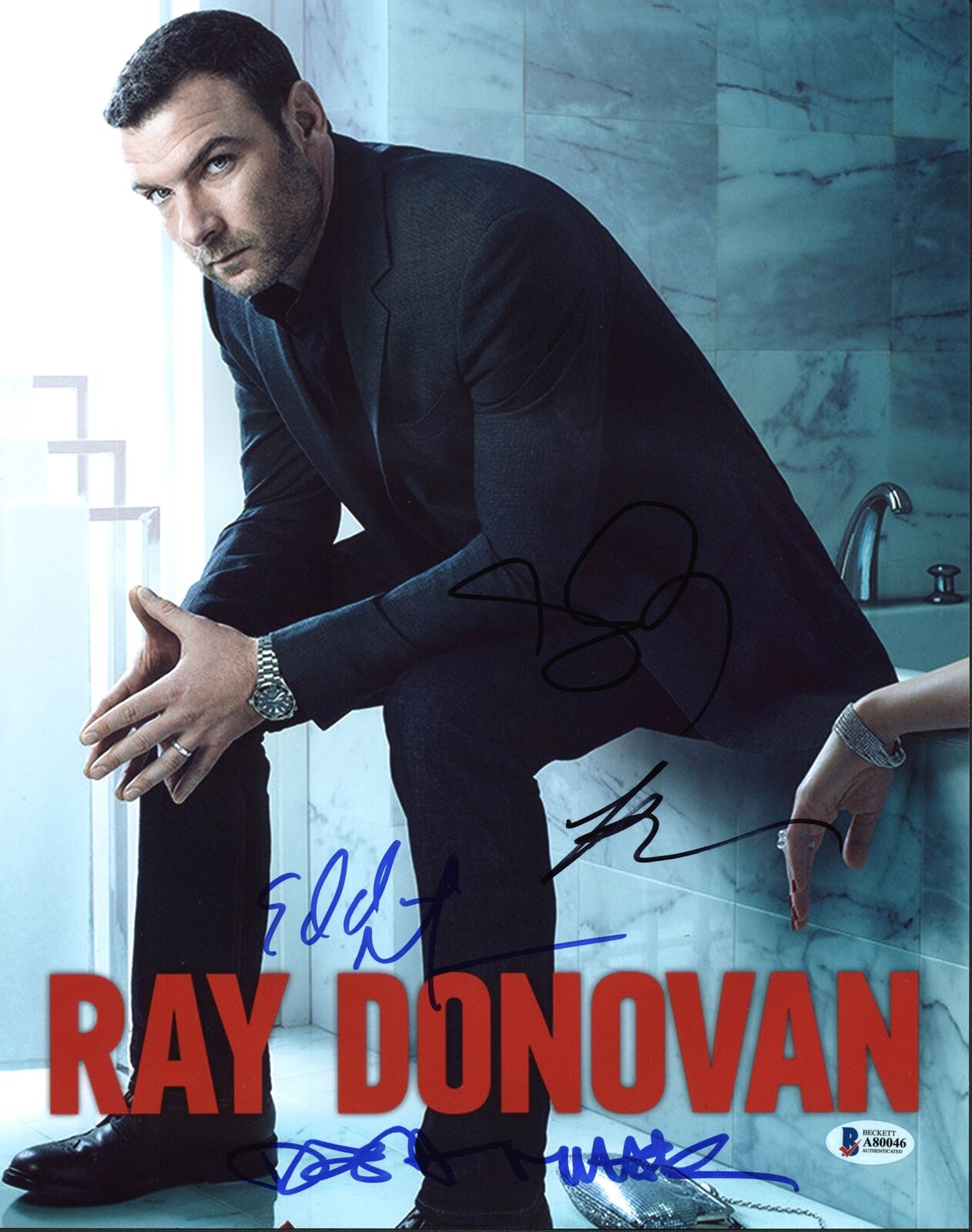 Ray Donovan (4) Marsan, Mihok, Bauer & Dorsey Signed 11X14 Photo Poster painting BAS #A80046