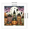 Halloween Cottage - 11CT Stamped Cross Stitch - 50*50cm - Halloween