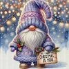 (Stamped/Counted) Christmas Gnome - 11CT Cross Stitch 40*40cm/15.75*15.75in