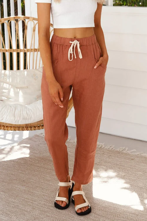 Relaxed Drawstring Pants