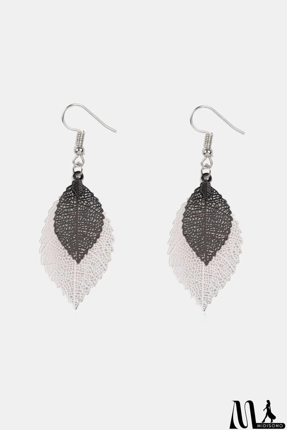 MidiSono - Leaf Shape Dangle Earrings