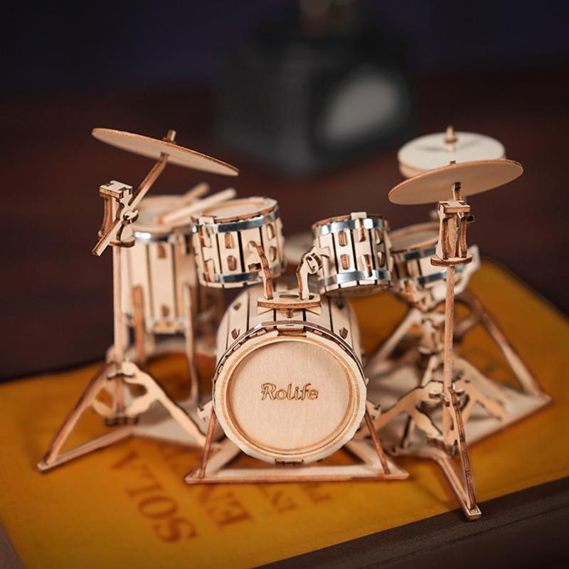 Rolife Modern 3D Wooden Puzzle - Musical Instrument (4 Kits)