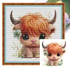 Cute Calf - 18CT Stamped Cross Stitch 30*30cm/11.81*11.81in